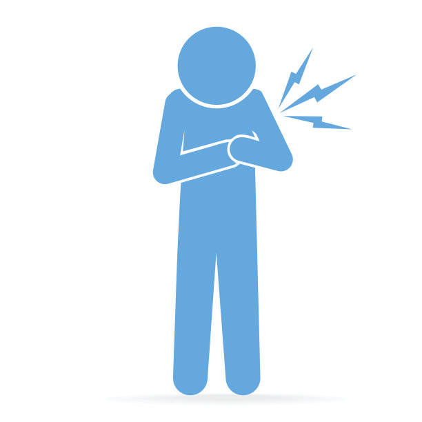 心脏病人，胸部病人的图标图片下载