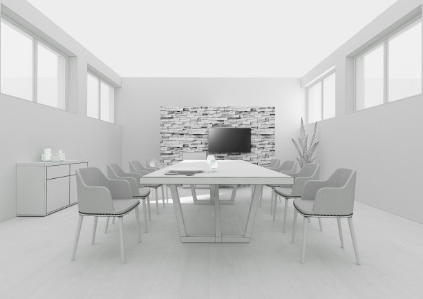 餐厅室内网格3D渲染图片下载