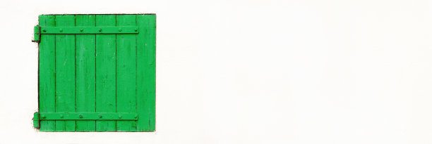 绿色木窗口图片下载