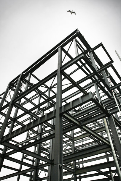 建筑工地的钢图片下载