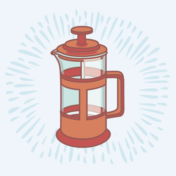 法国媒体。布雷斯塔咖啡机是用来煮咖啡的工具图片下载