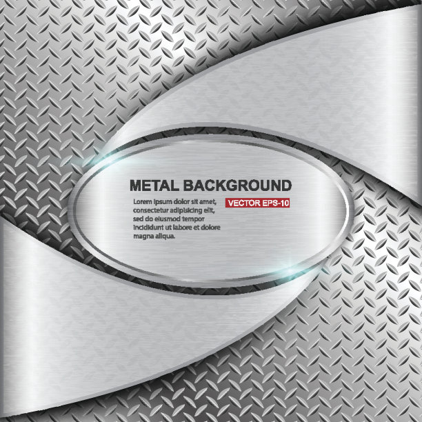 金属的背景。矢量图图片下载