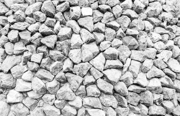 大的白色砾石或岩石纹理背景，建筑和建筑概念图片下载
