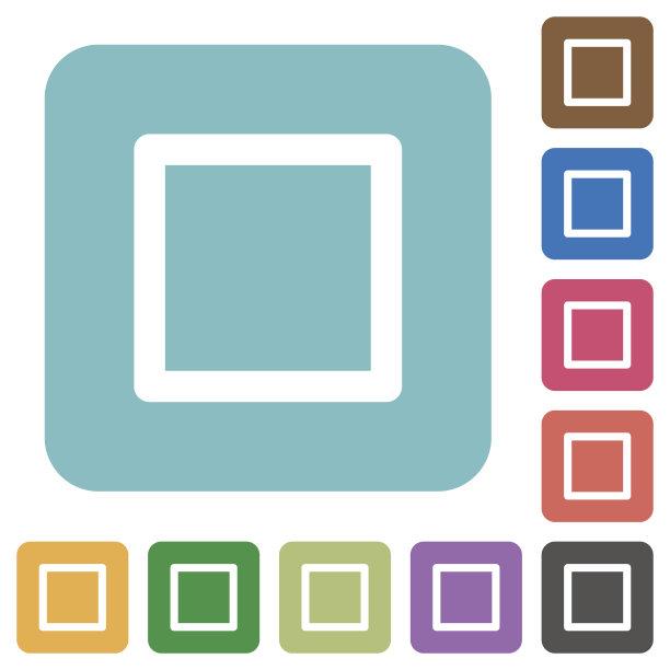 媒体停止平面图标图片下载