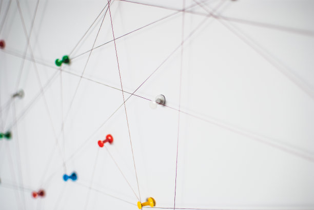 背景。网络、社交媒体、互联网、团队合作、沟通的抽象概念。图片下载