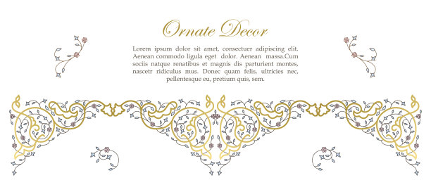 矢量装饰架。图片下载