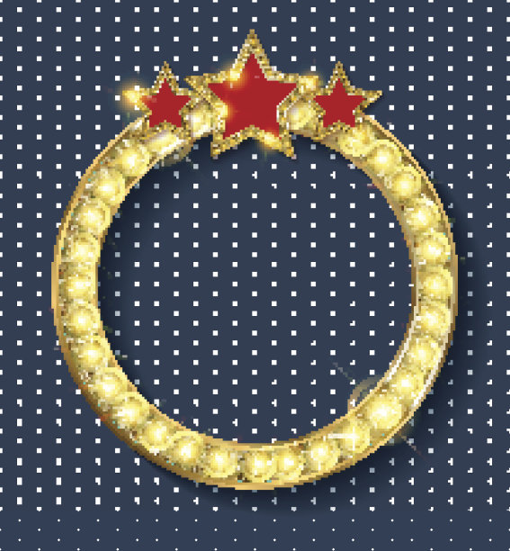 矢量圆空白电影图片下载