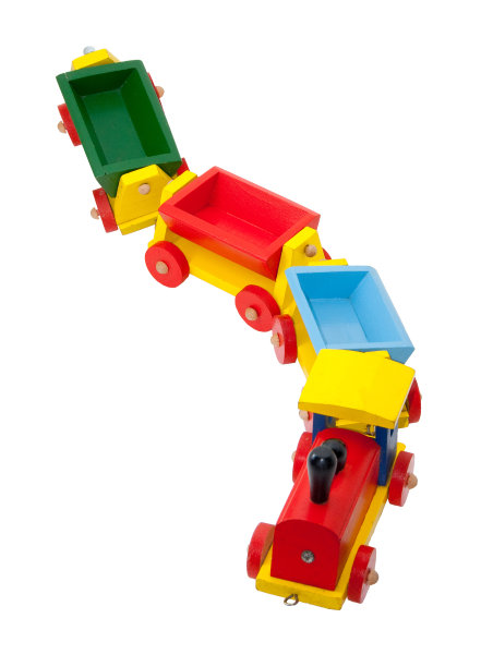 木制的铁路模型图片下载