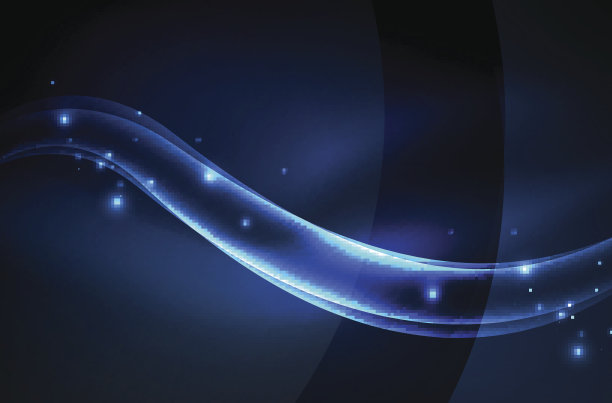 矢量辉光波，烟雾图片下载