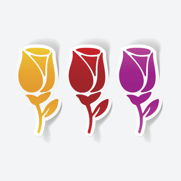 现实主义设计元素:玫瑰图片下载