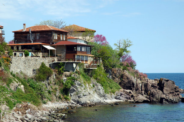 保加利亚索佐波尔的老房子图片下载