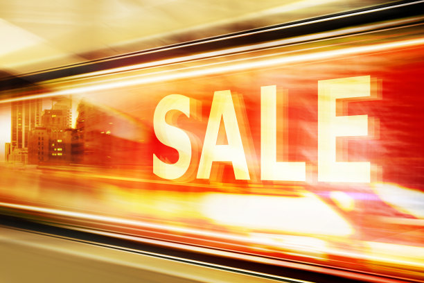 销售标志商店橱窗图片下载