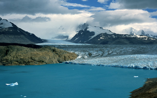 阿根廷的乌普萨拉冰川图片下载