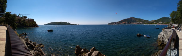 布德瓦，黑山。全景。图片下载