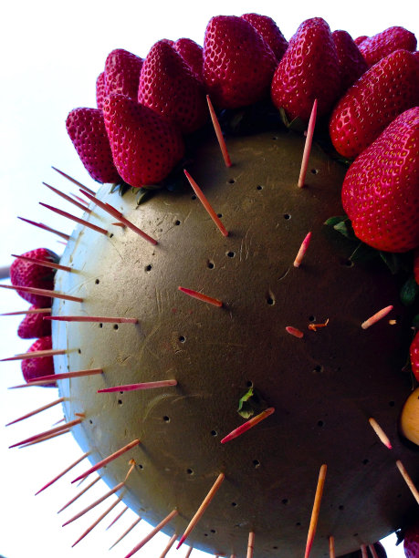 抽象的串草莓图片下载