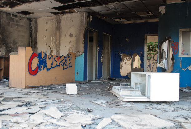 废弃的建筑图片下载