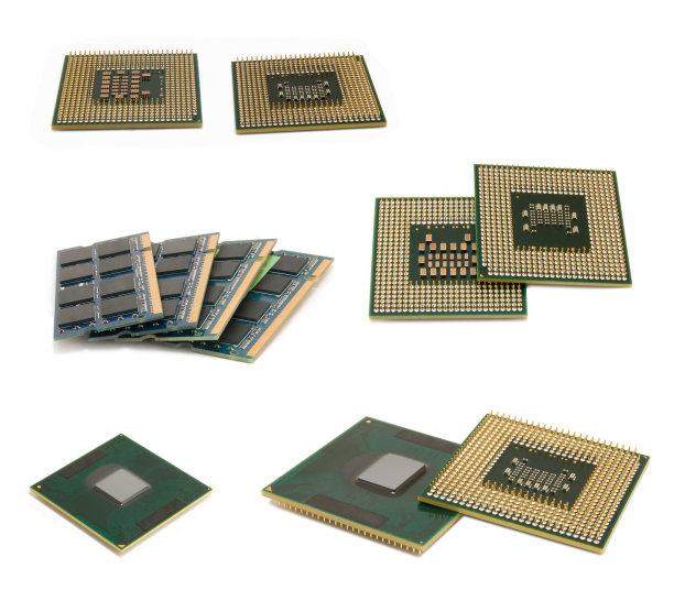 孤立的中央处理单元图片下载