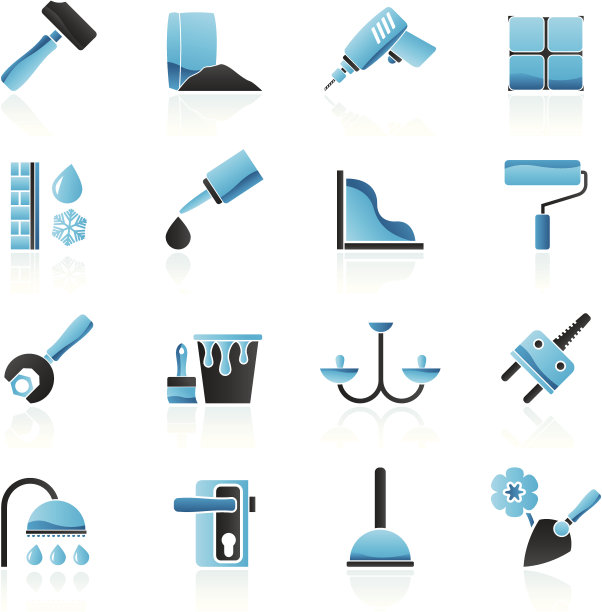 建筑和建筑设备图标图片下载