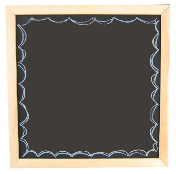 带装饰边框的空白黑板图片下载