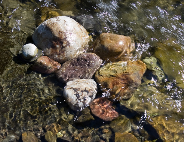 河流岩石图片下载