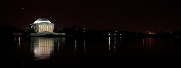 杰弗逊纪念堂之夜图片下载