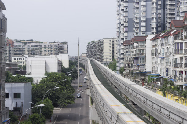 单轨列车路线图片下载