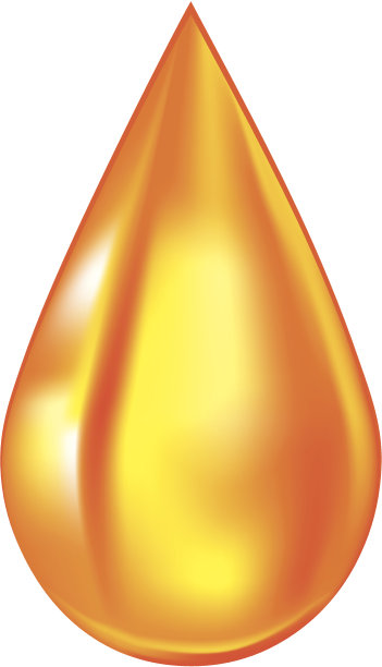 橙色的水滴。图片下载