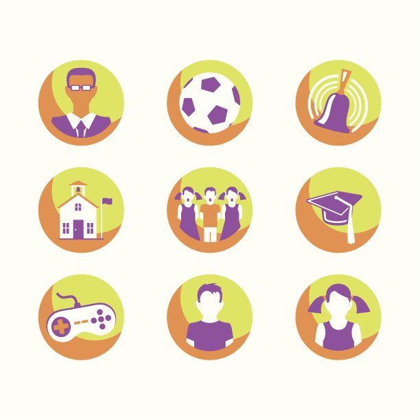 教育系列图标图片下载