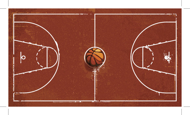 枯燥乏味的篮球操场图片下载