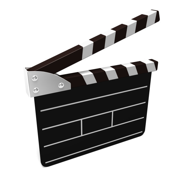 拍板渲染孤立的白色图片下载