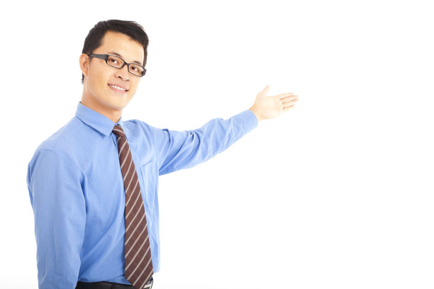 商人介绍东西图片下载