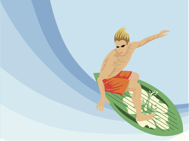 很酷的冲浪好手图片下载