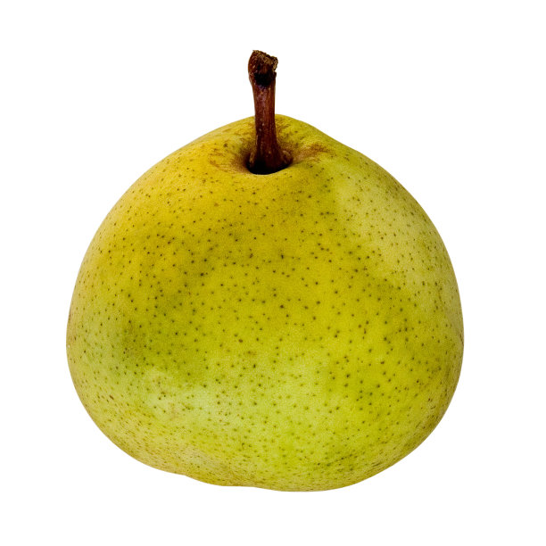 黄色的梨，白色的图片下载