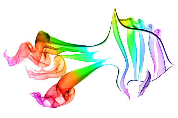 颜色抽象的鱼图片下载