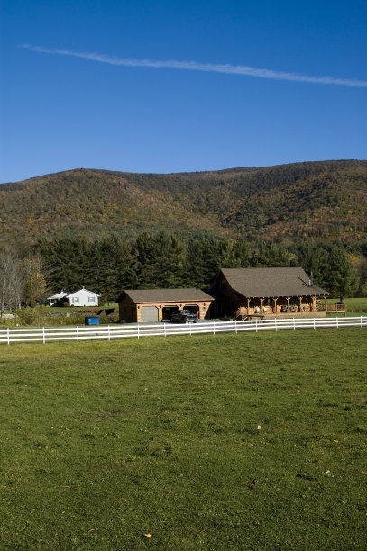 佛蒙特州的马场图片下载