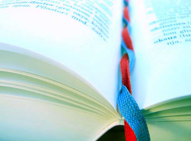 鞋带、书签和书图片下载