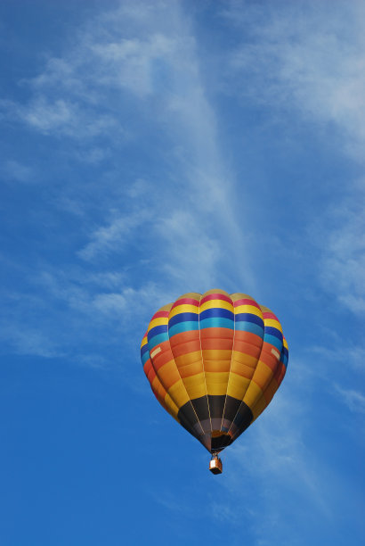 彩色热气球图片下载
