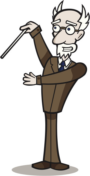 指挥一个管弦乐队图片下载