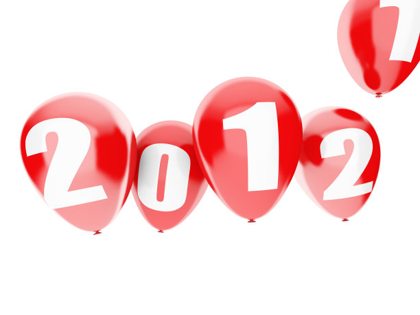 新年的气球图片下载