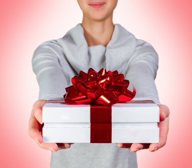 礼物的手图片下载