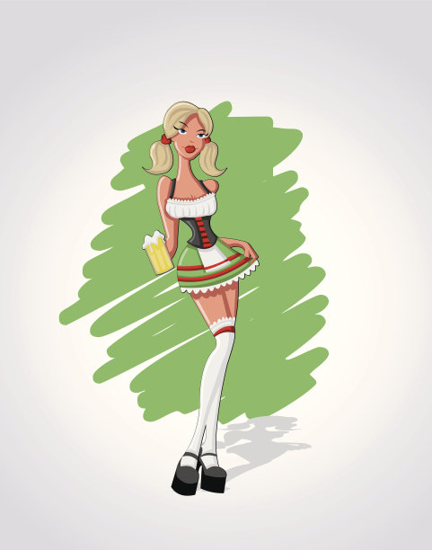 巴伐利亚的女人图片下载