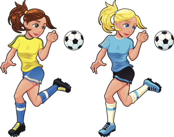 足球女球员图片下载