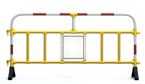建筑路障与信号板图片下载