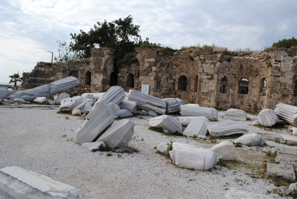土耳其塞德的希腊废墟图片下载