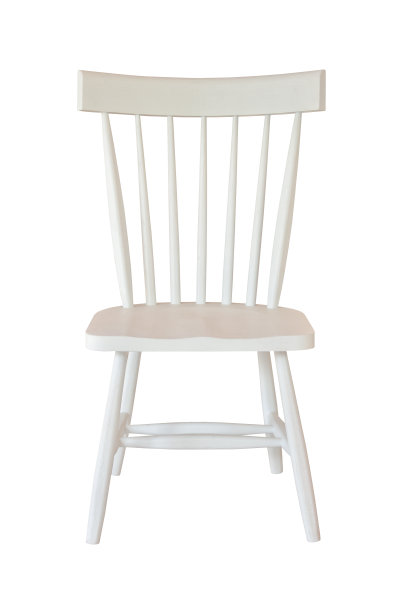 白色的椅子上孤立图片下载