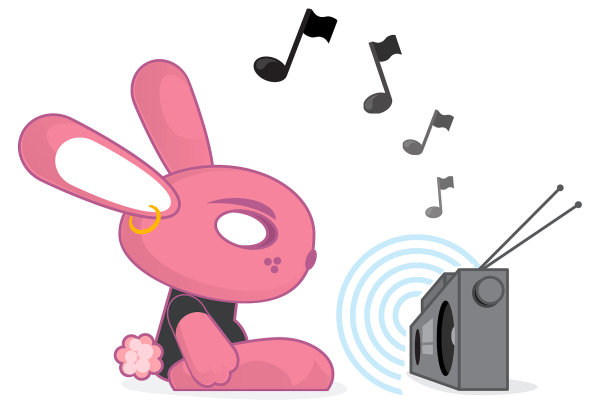 兔子的岩石图片下载