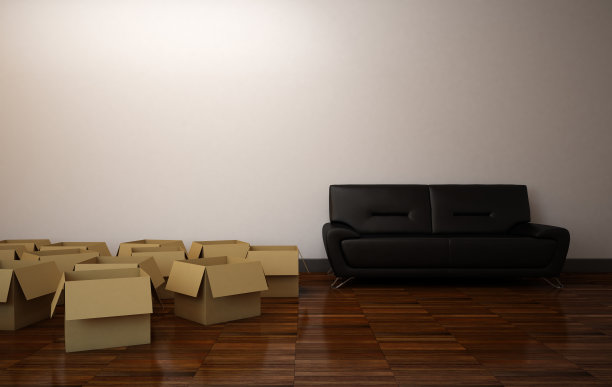 房间里的空盒子图片下载