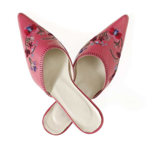 粉红色的拖鞋图片下载