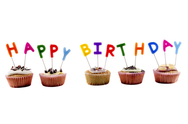 有蜡烛的生日蛋糕图片下载