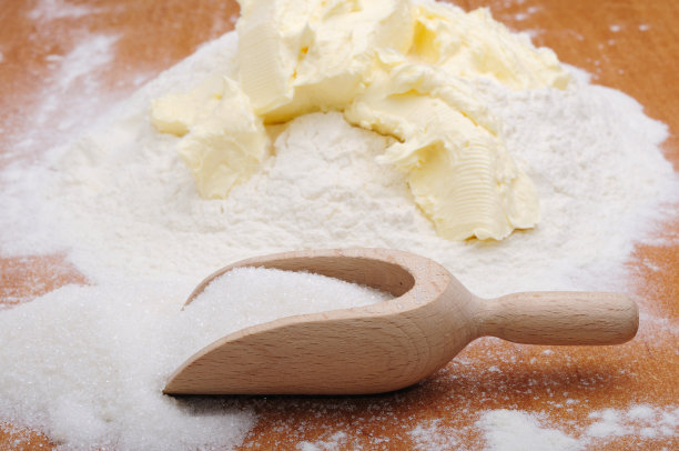 面粉，黄油和糖图片下载